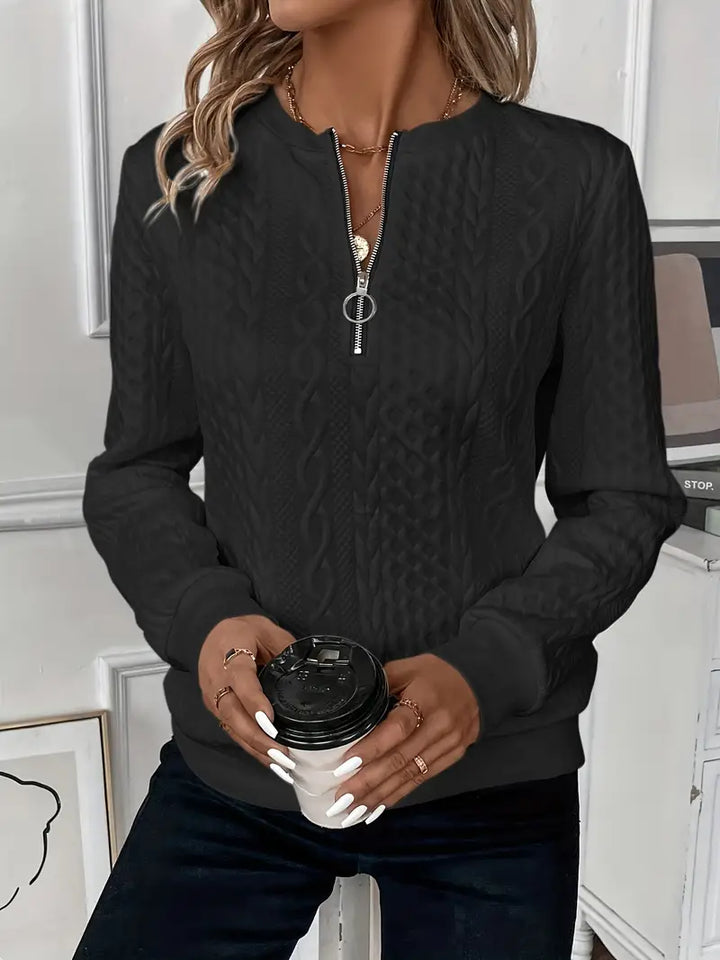 Amber Sweater with Zipper