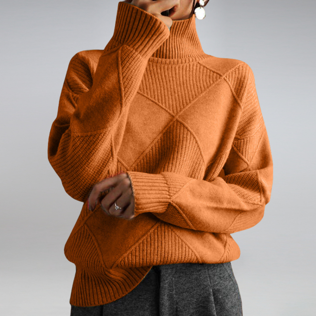 Adelia Chic Turtleneck Sweater