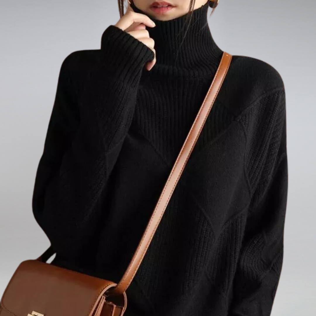 Adelia Chic Turtleneck Sweater