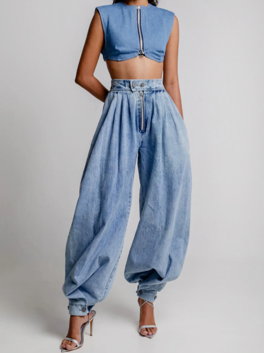 Doja High Waist Balloon Jeans