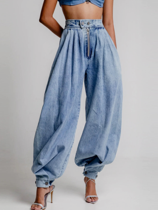 Doja High Waist Balloon Jeans