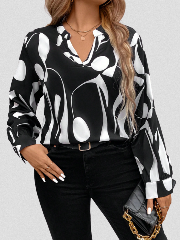Mira Satin Look Blouse