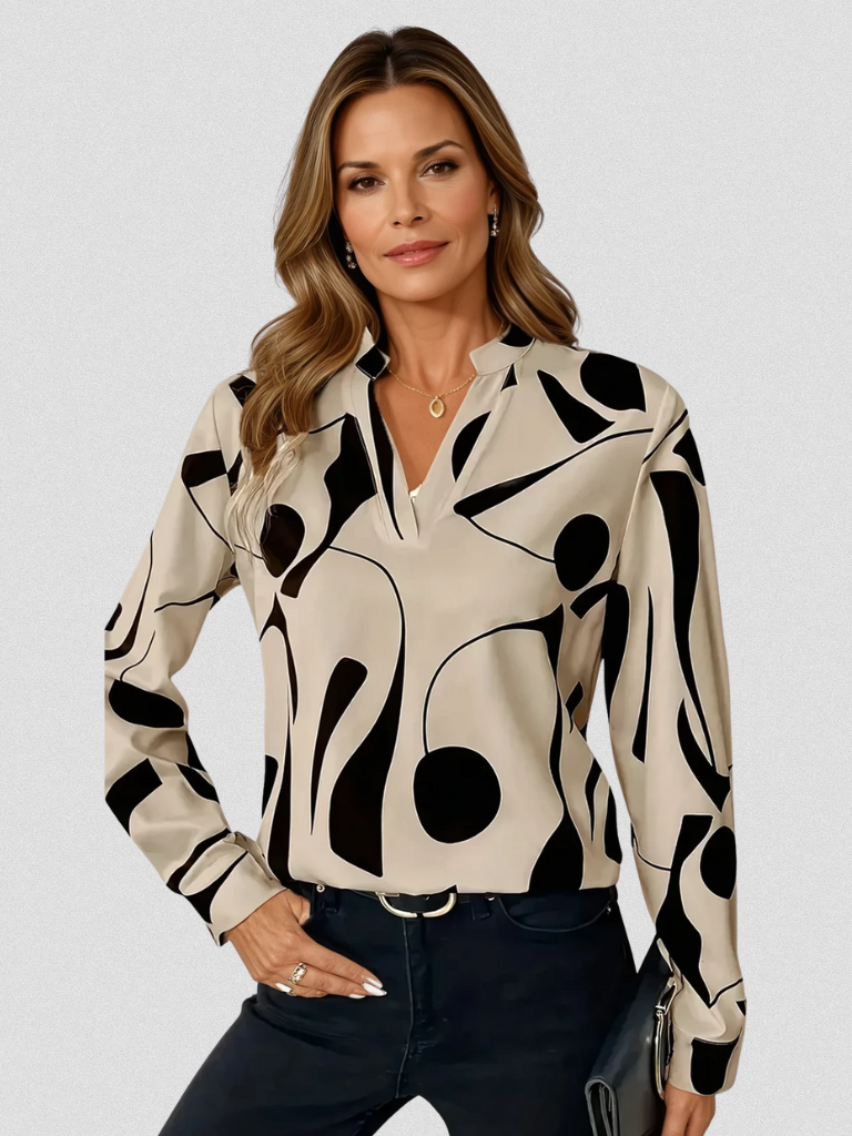 Mira Satin Look Blouse
