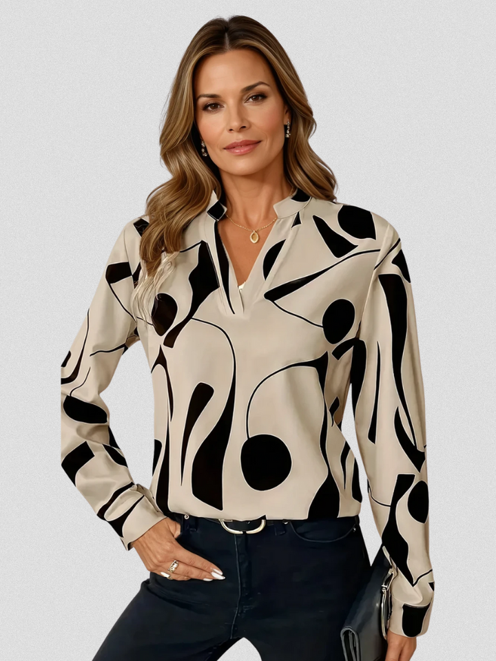 Mira Satin Look Blouse