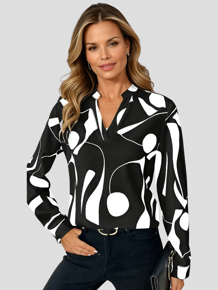 Mira Satin Look Blouse