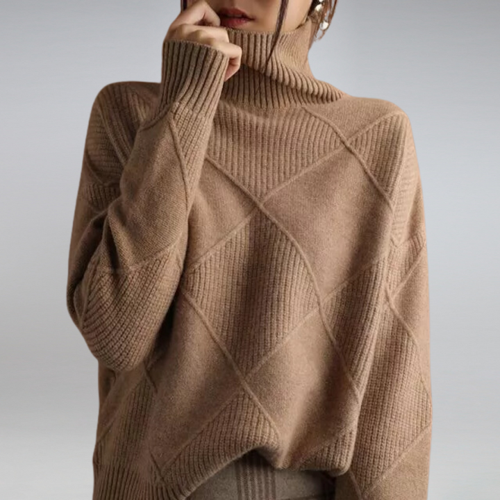 Adelia Chic Turtleneck Sweater
