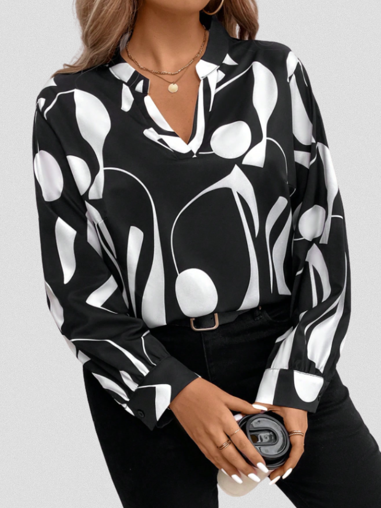 Mira Satin Look Blouse