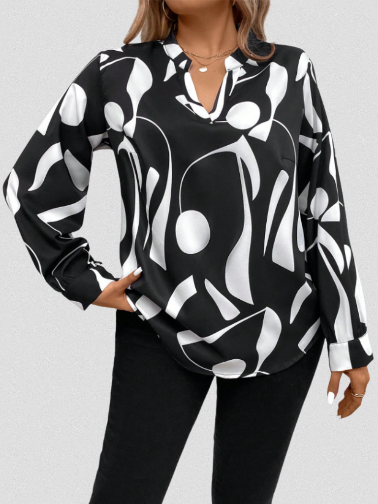 Mira Satin Look Blouse
