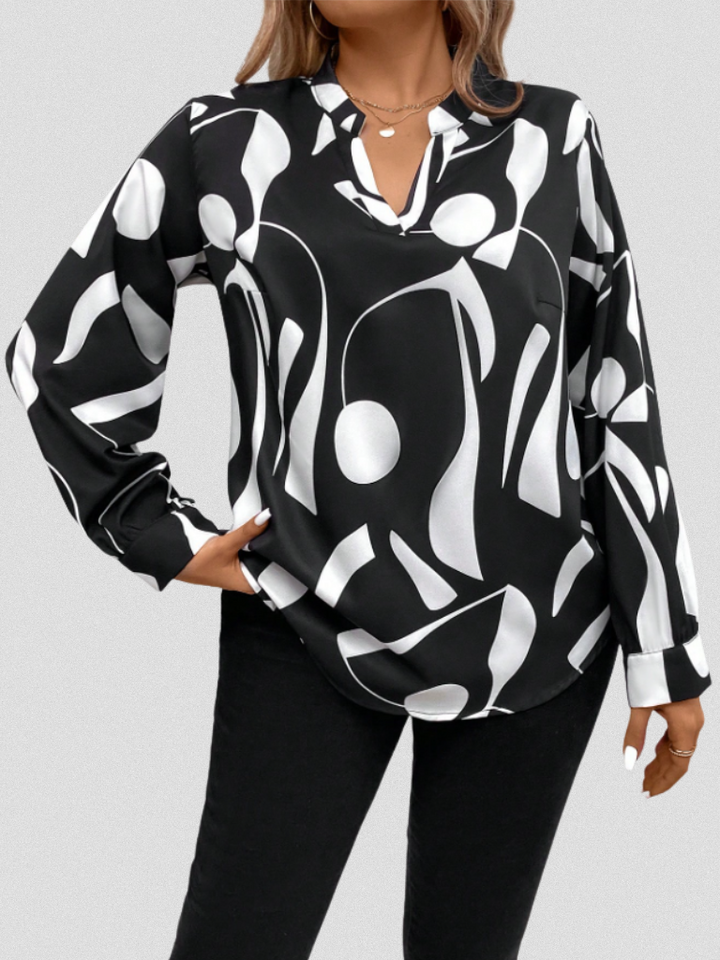 Mira Satin Look Blouse