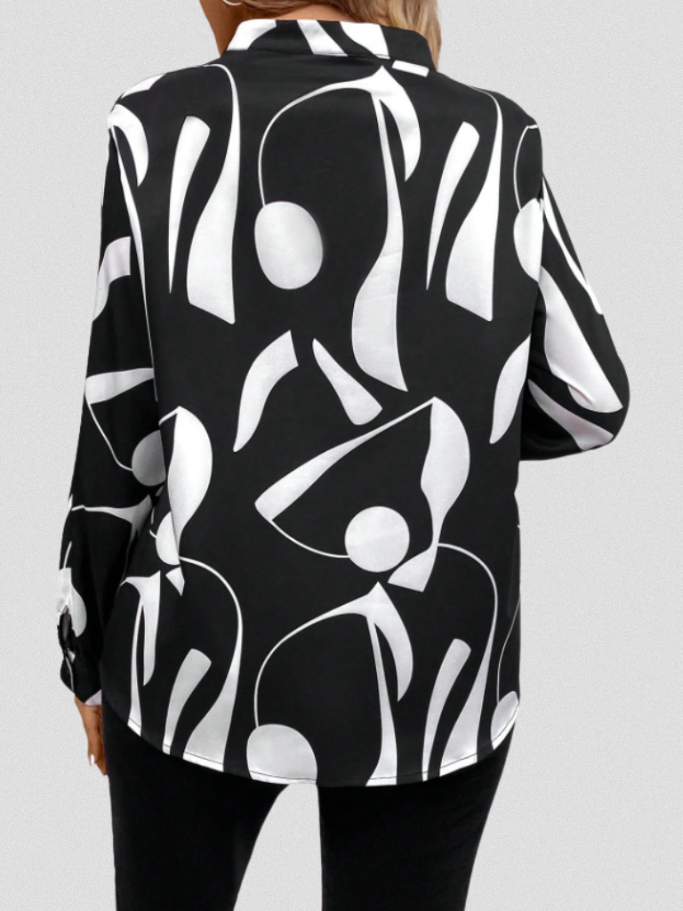 Mira Satin Look Blouse