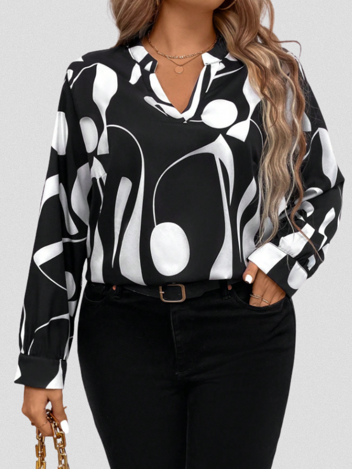 Mira Satin Look Blouse