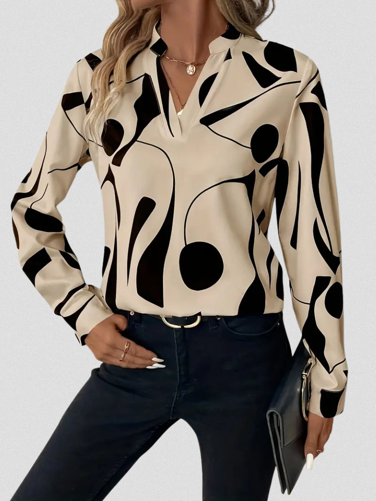 Mira Satin Look Blouse