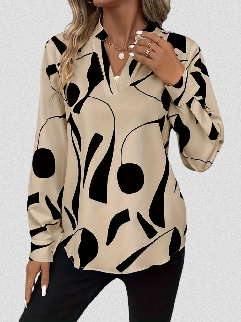 Mira Satin Look Blouse
